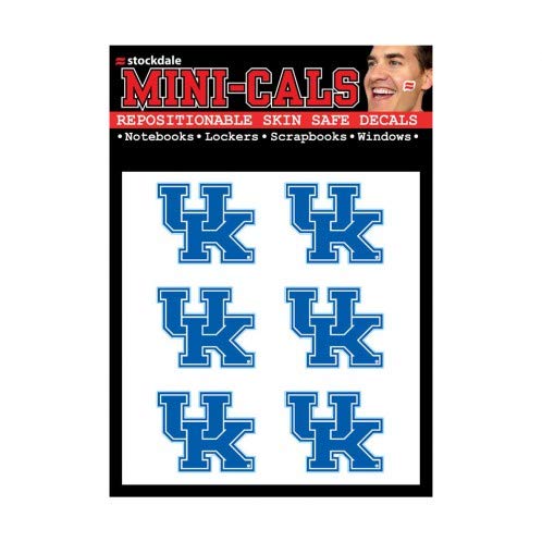 WinCraft NCAA Kentucky Wildcats Face Tattoos, Team Colors, One Size