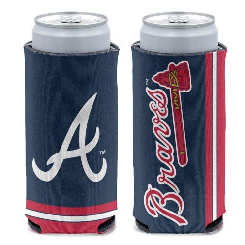 Wincraft MLB Atlanta Braves Slim Can Cooler, Team Colors, One Size
