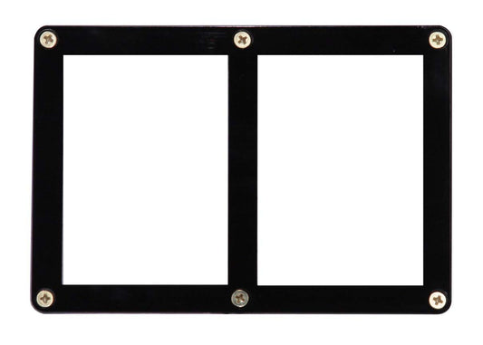 Ultra Pro 2-Card Black Frame Screwdown Holder