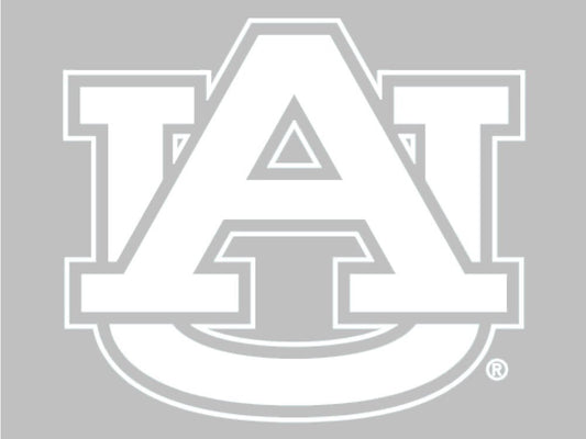 WinCraft Auburn Tigers White Die Cut Decal