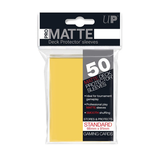 Yellow Deck Protector Sleeves