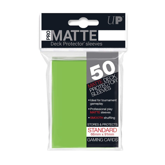 Lime Card Sleeves (50-Count)