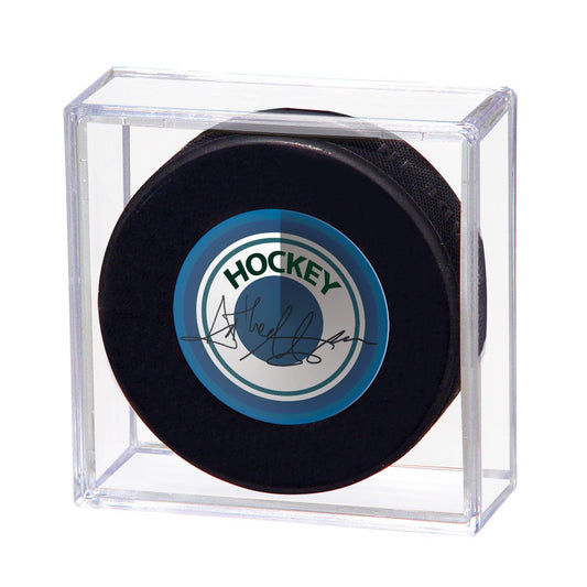 Ultra Pro - Hockey Square Puck Holder - Great for Displaying Your Sports Memorabilia Hockey Puck, Signed Puck, or Protecting Against Wear and Tear