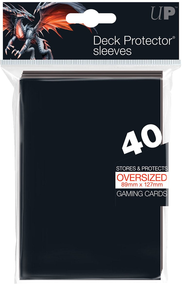 Black Deck Protector Sleeves (40-Count)