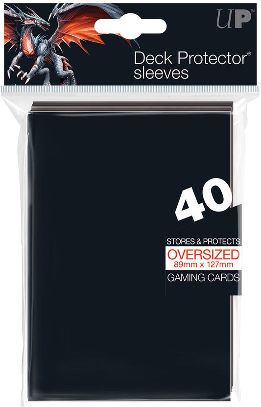 Black Deck Protector Sleeves (40-Count)