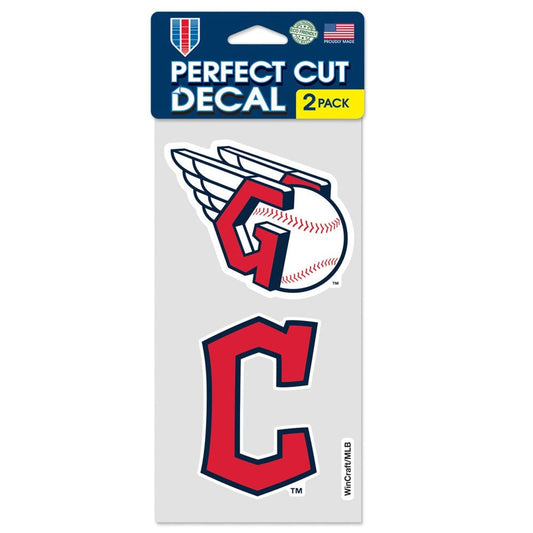Wincraft Cleveland Indians Set of 2 Die Cut Decals