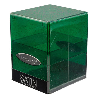 Green Glitter Cube Deck Box