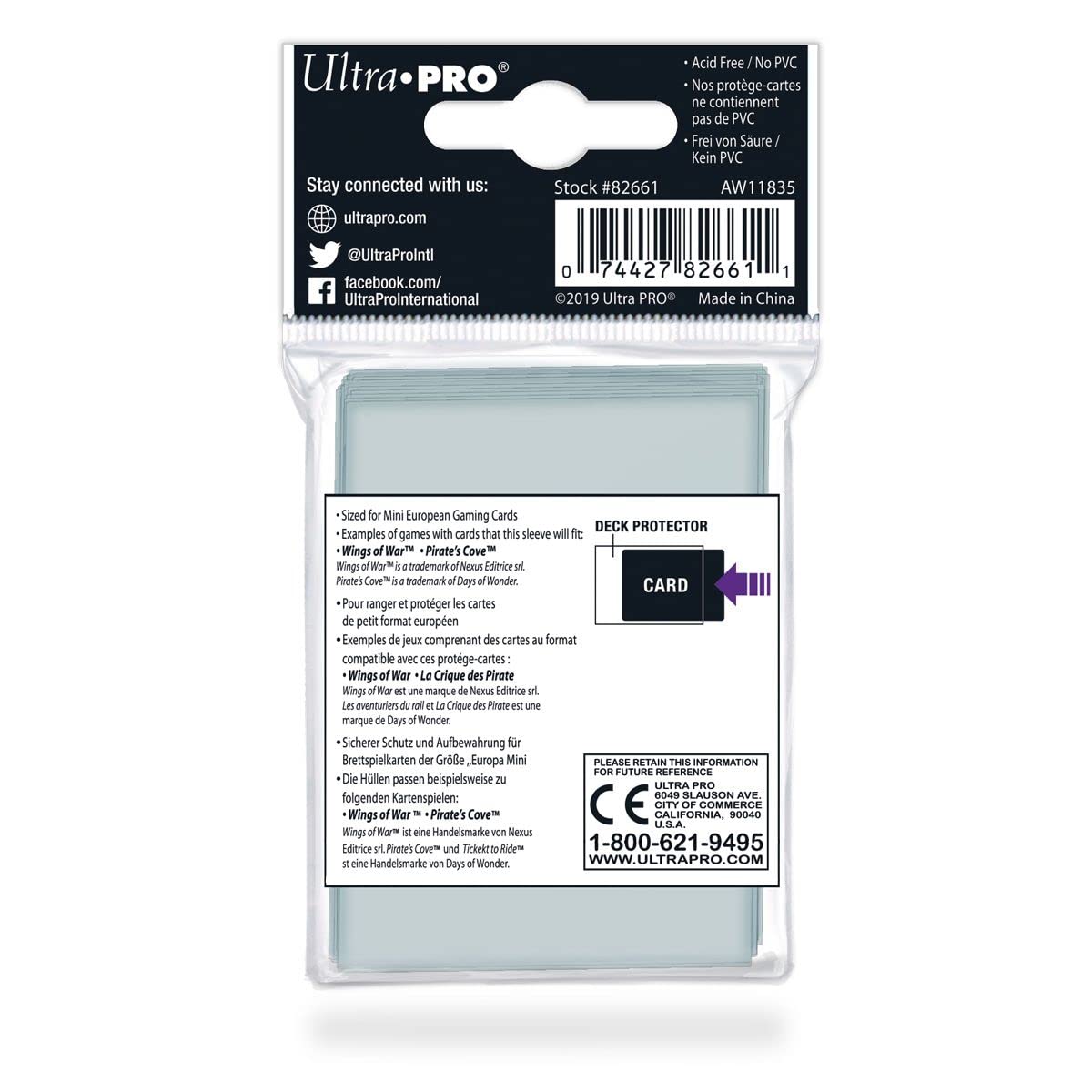 European Card Sleeves