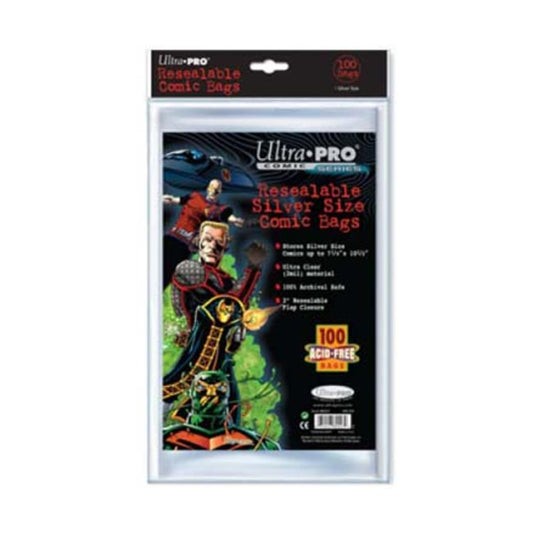 Silver Resealable Bags
