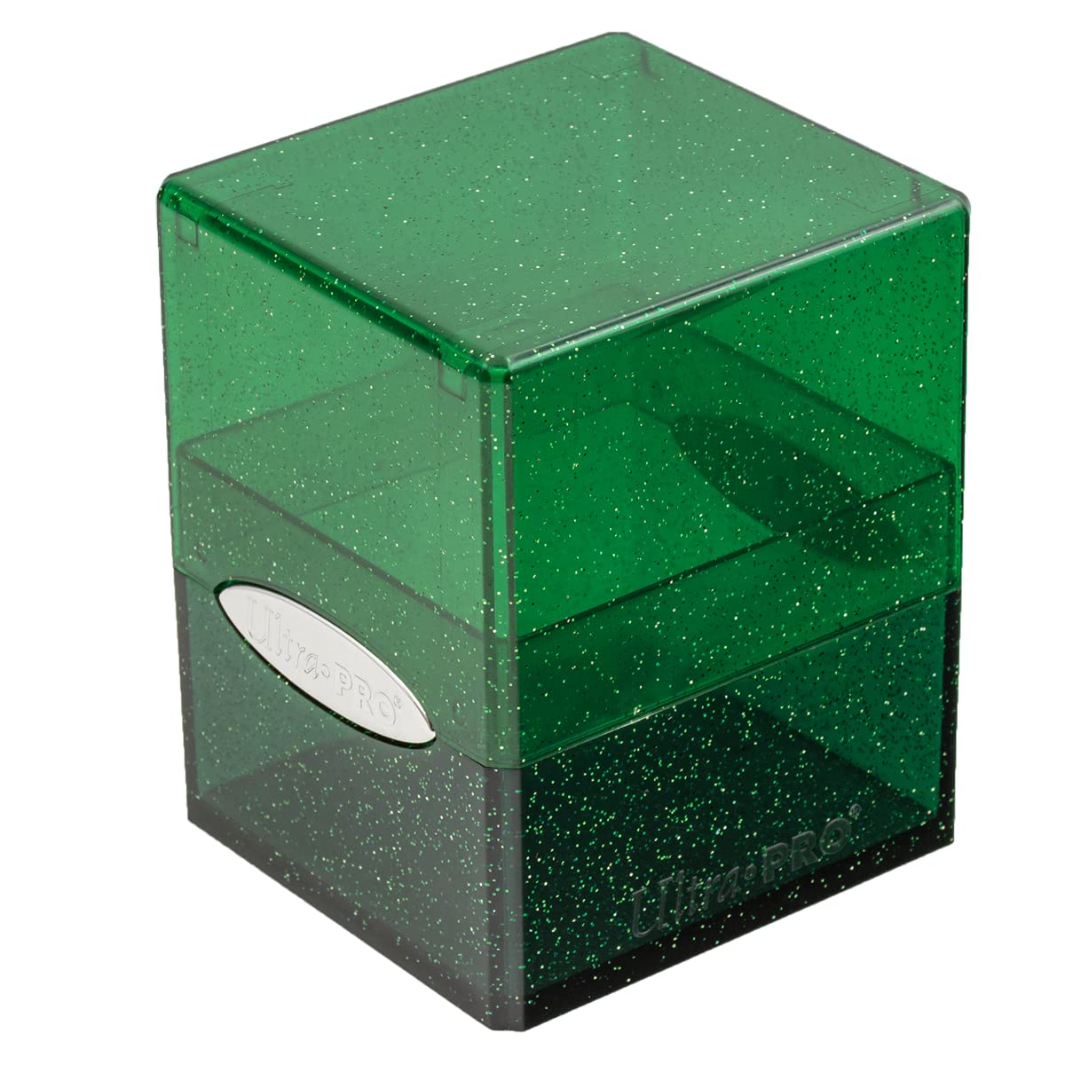 Green Glitter Cube Deck Box