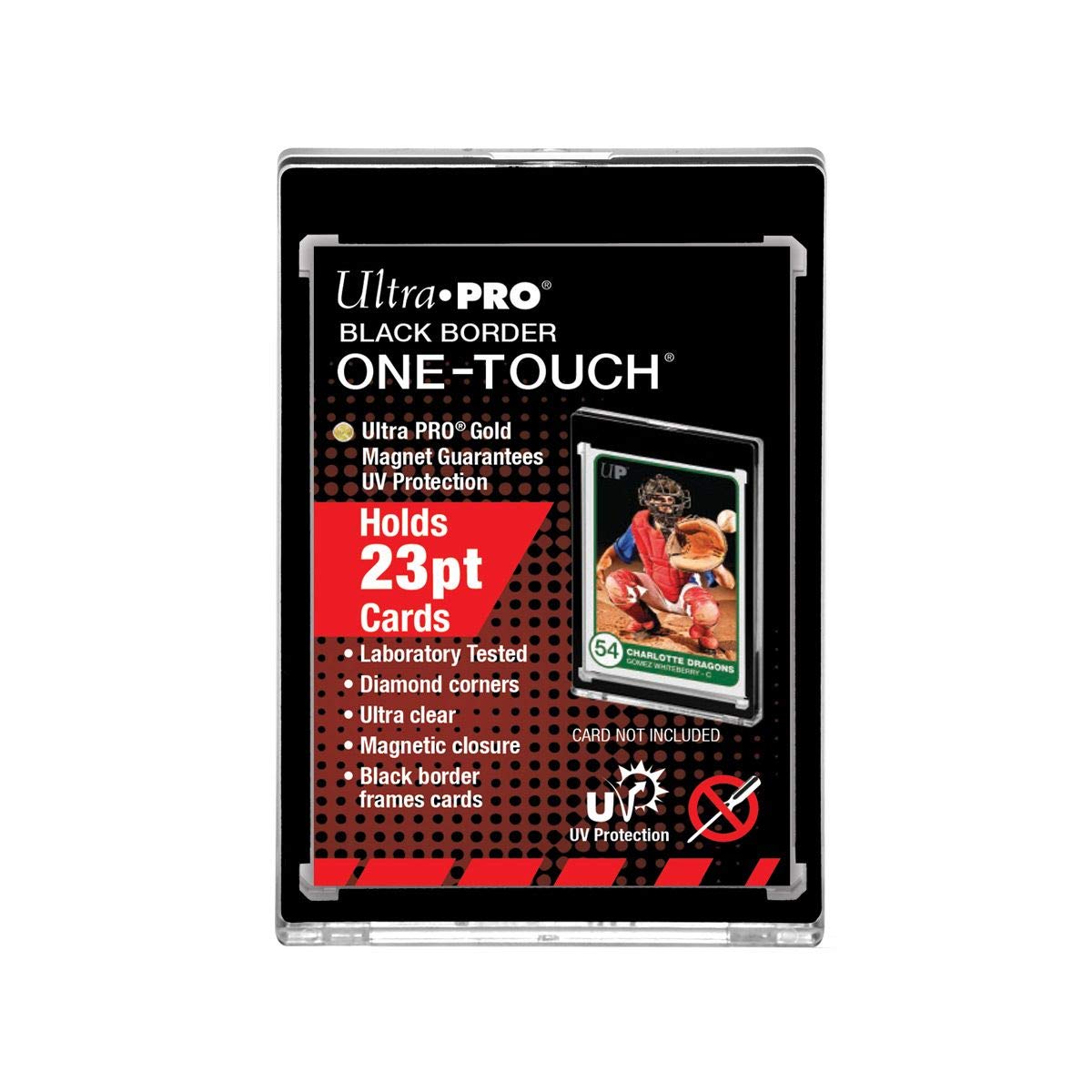 Black One Touch Card Holder 23 Pt