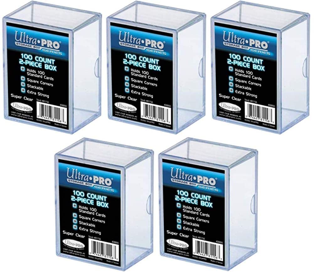 Card Storage Box 100-Count (5-Pack)