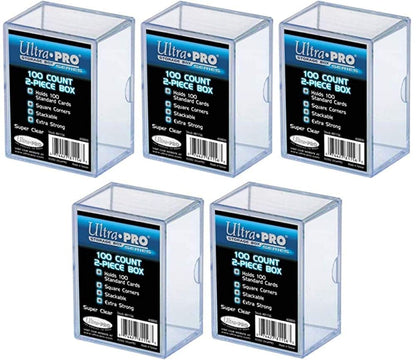 Card Storage Box 100-Count (5-Pack)