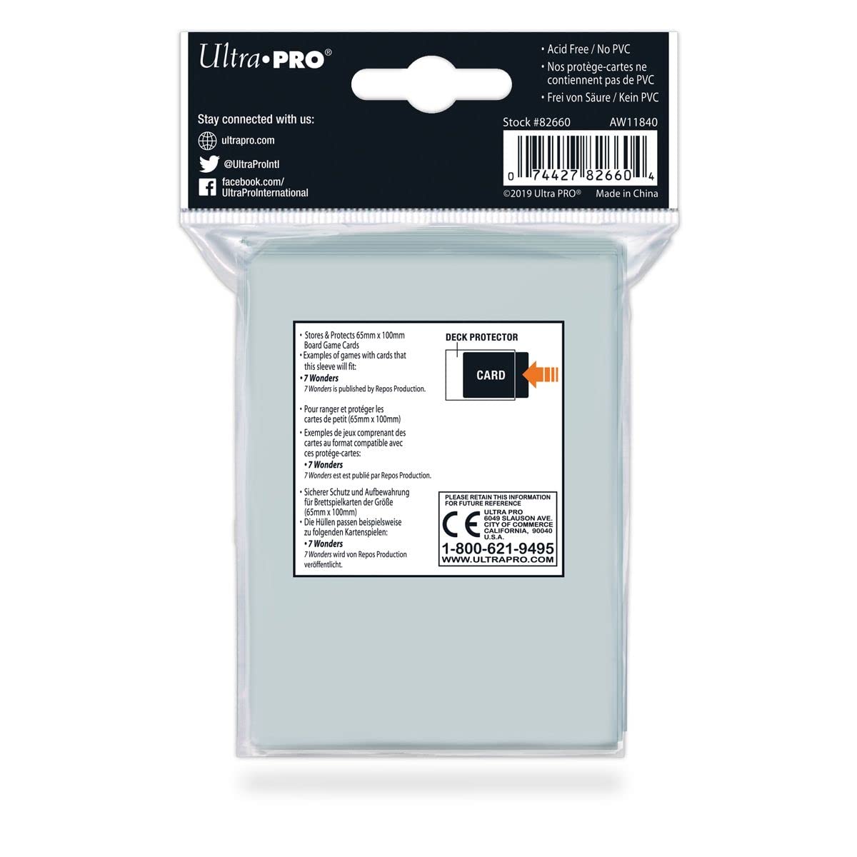 Card Sleeves 65x100