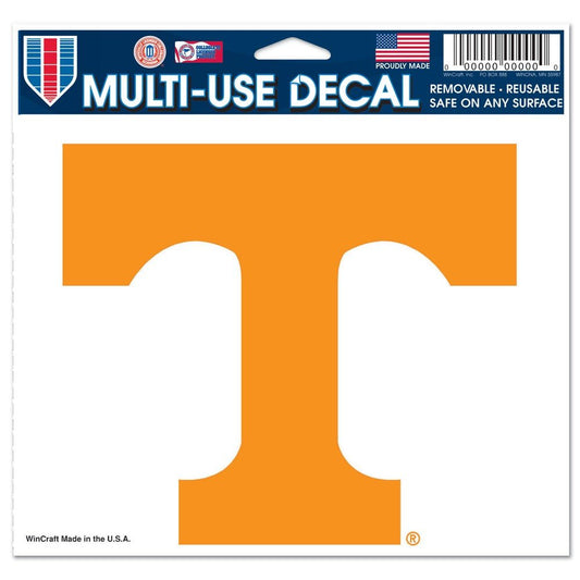Wincraft NCAA University of Tennessee 21791041 Multi-Use Colored Decal, 5" x 6"