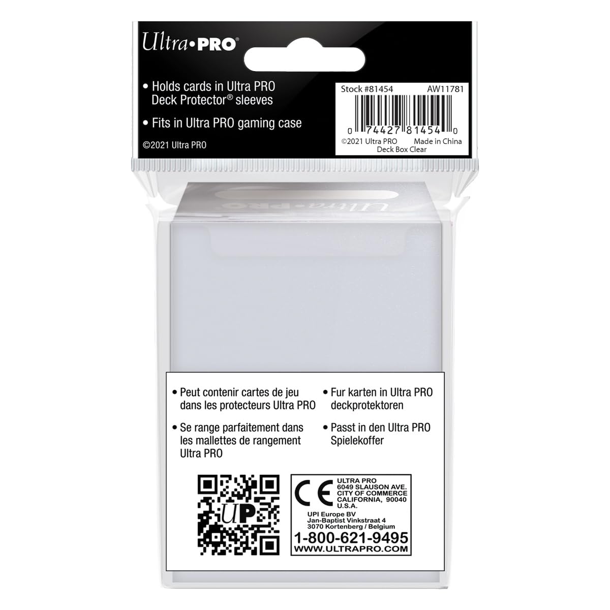 Clear Deck Box