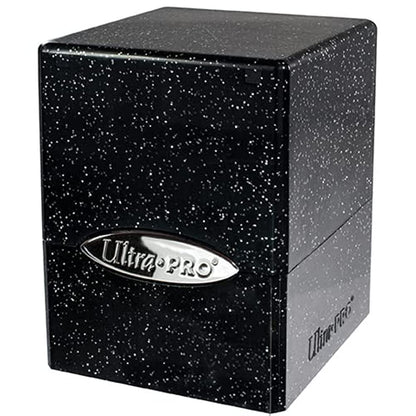Black Glitter Cube Deck Box