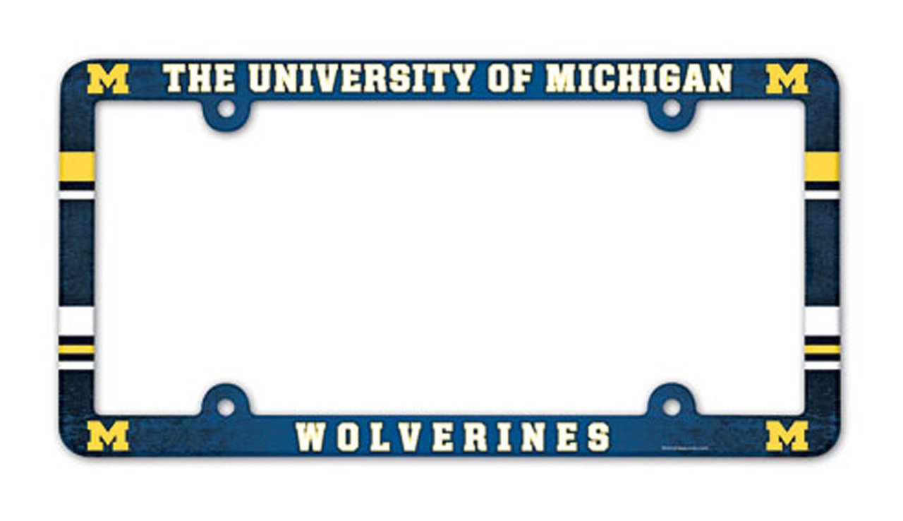 Michigan Wolverines License Plate Frame