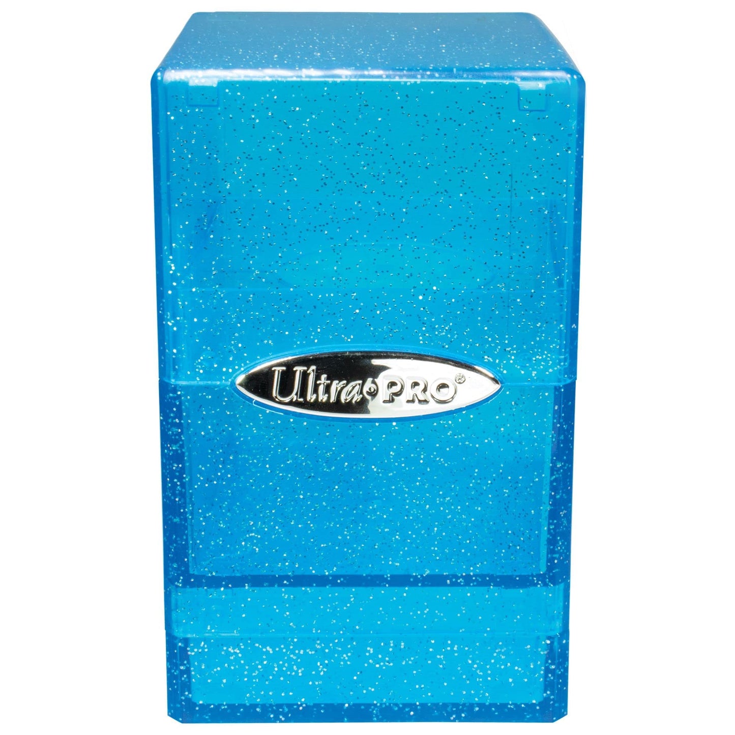 Blue Glitter Cube Deck Box