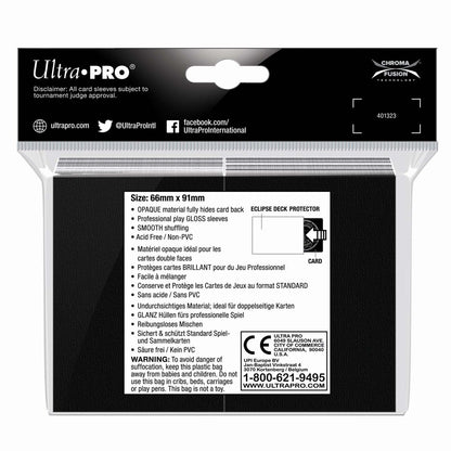 Ultra Pro E-15604 Eclipse Gloss Standard Sleeves (100 Pack) -Apple Red