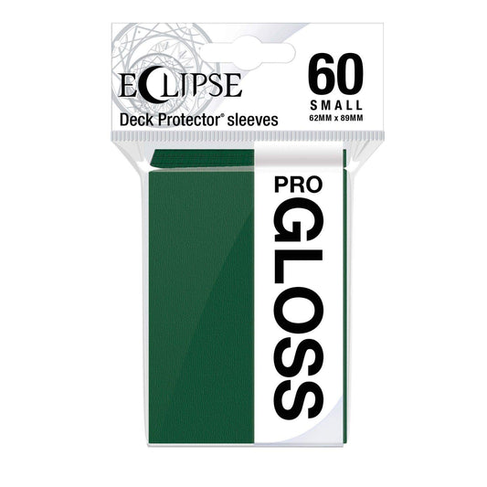 Ultra Pro E-15629 Eclipse Gloss Small Sleeves 60 Pack-Forest Green