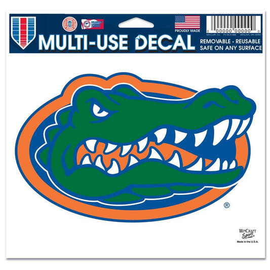 WinCraft NCAA University of Florida 21336011 Multi-Use Colored Decal, 5" x 6"