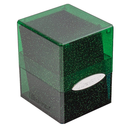Green Glitter Cube Deck Box