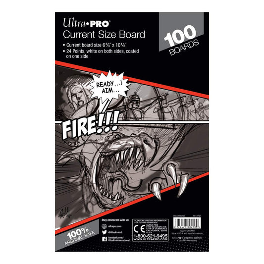 Current Comic Backing Boards