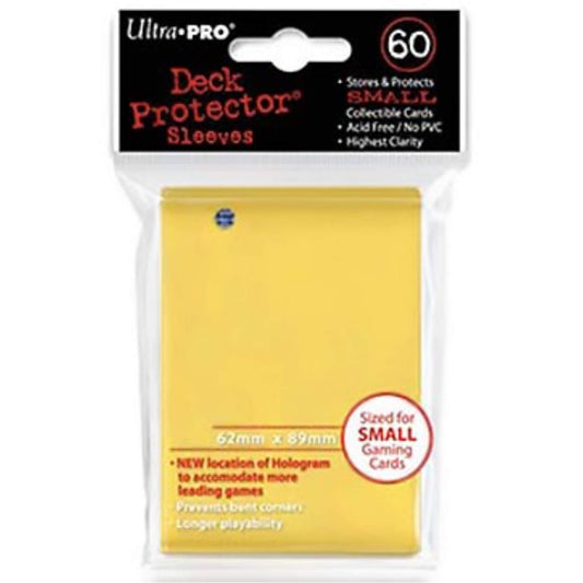 Small Yellow Deck Protector Sleeves (60-Count)