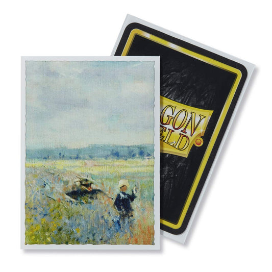 Dragon Shield | Classic Art Sleeves | Standard Size Card 100 CT - Smooth & Tough Premium TCG Sleeves - Compatible with Pokemon, Flesh & Blood, One Piece & Magic The Gathering | Poppy Field