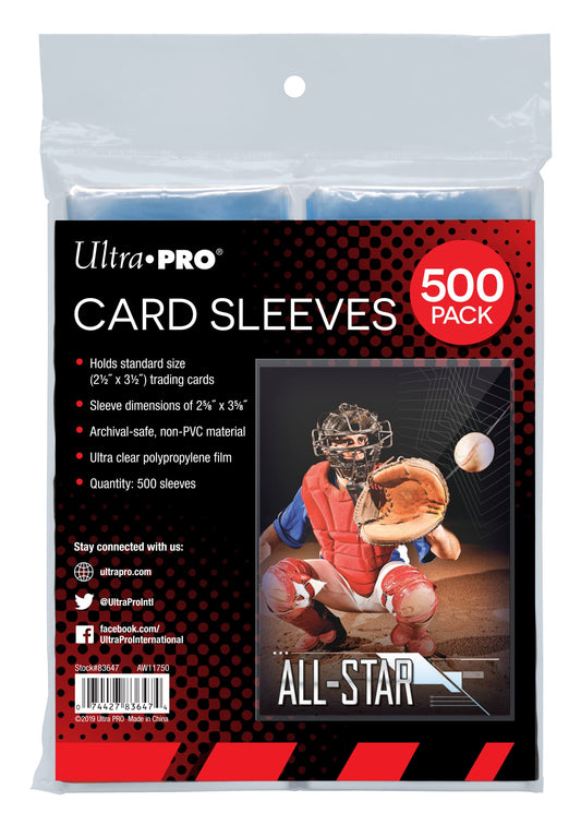 Card Sleeves 2.5x3.5 (500-Count)