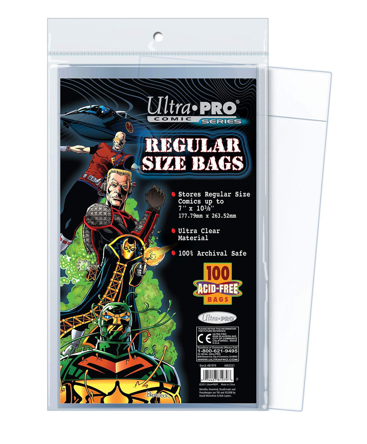 Regular Comic Storage Bags (100-Count)